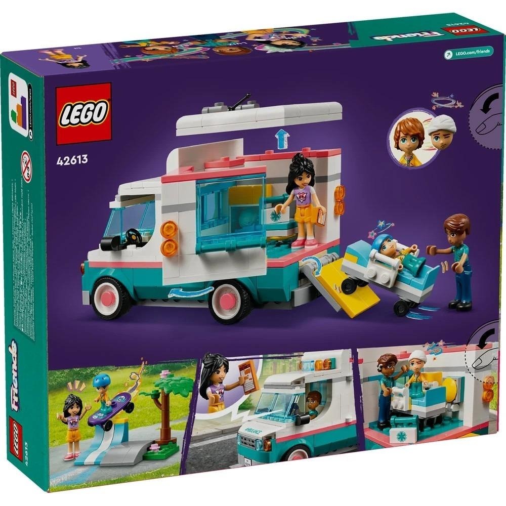 [木木磚家] LEGO 42613 心湖城醫院救護車-細節圖2