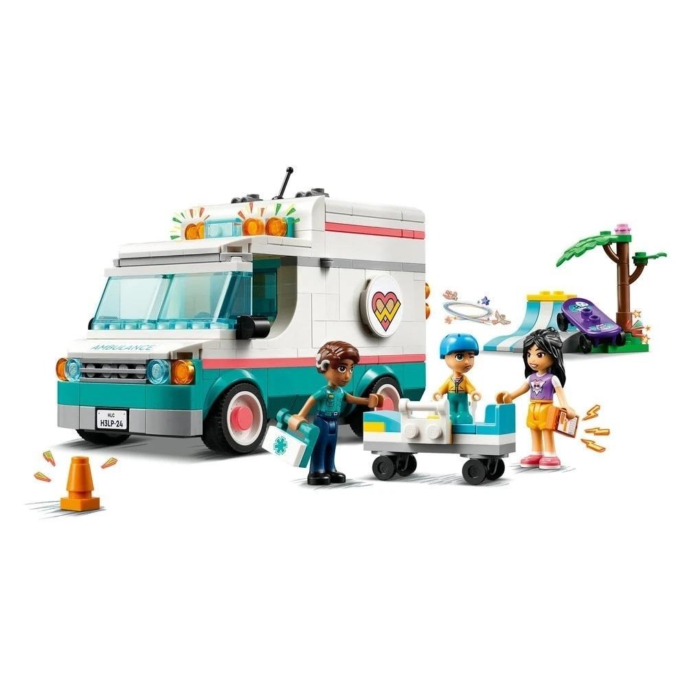 [木木磚家] LEGO 42613 心湖城醫院救護車-細節圖6