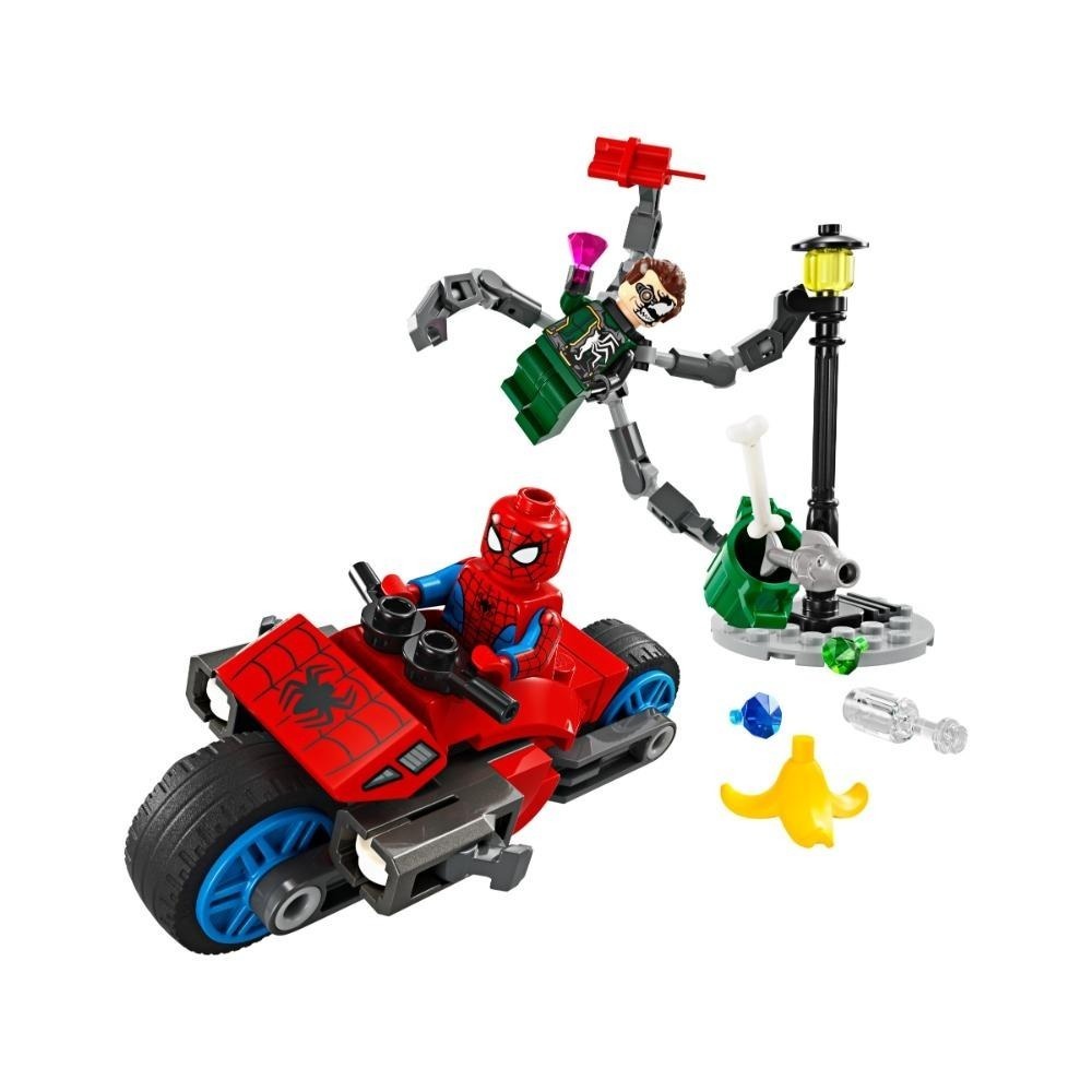 [木木磚家]LEGO 76275 機車追逐: 蜘蛛人 vs 八爪博士-細節圖4