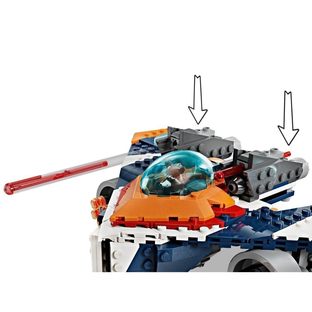 [木木磚家]LEGO 76278 火箭浣熊的Warbird vs. 羅南-細節圖5