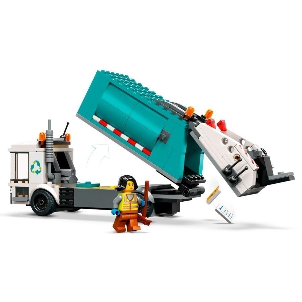 [木木磚家] LEGO 60386 資源回收車-細節圖5