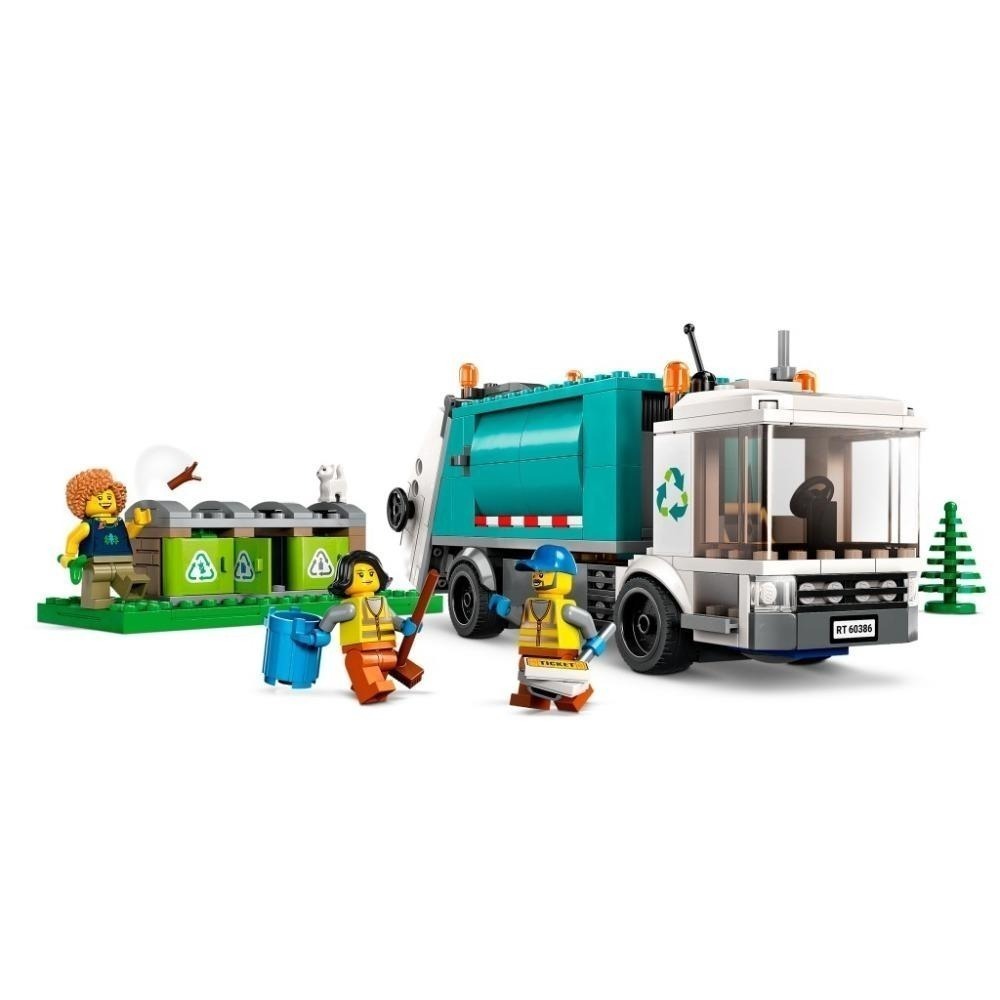 [木木磚家] LEGO 60386 資源回收車-細節圖7