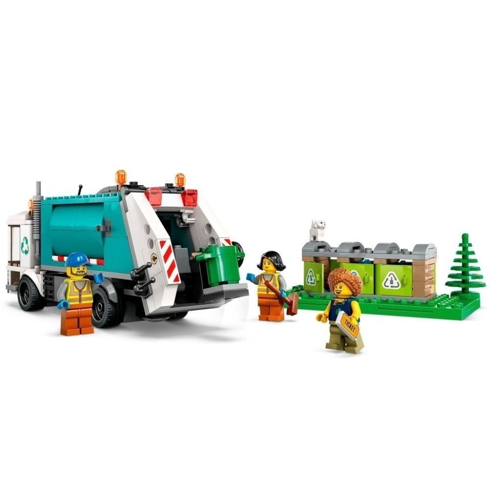 [木木磚家] LEGO 60386 資源回收車-細節圖8