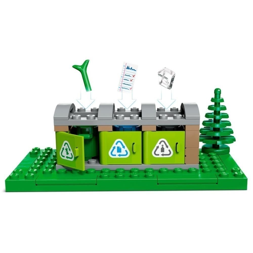 [木木磚家] LEGO 60386 資源回收車-細節圖9