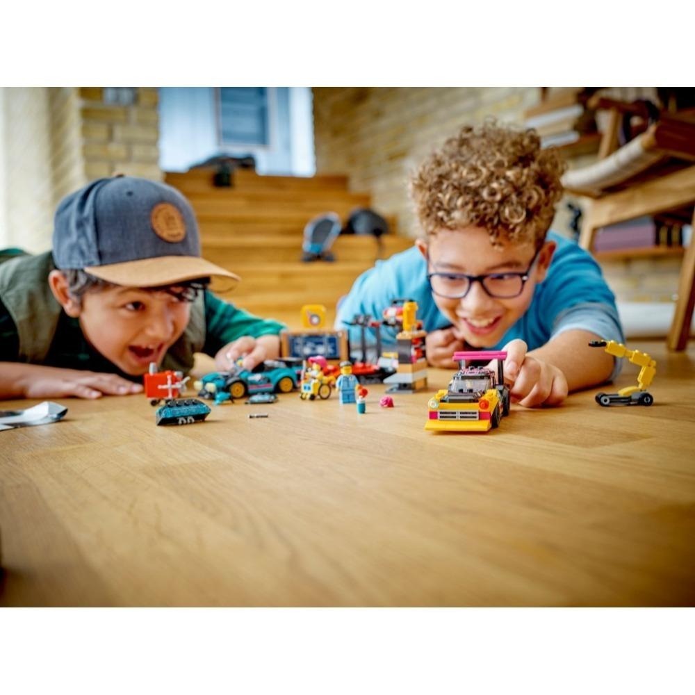 [木木磚家] 現貨 不用等  LEGO 60389 客製化車庫  城市系列-細節圖3