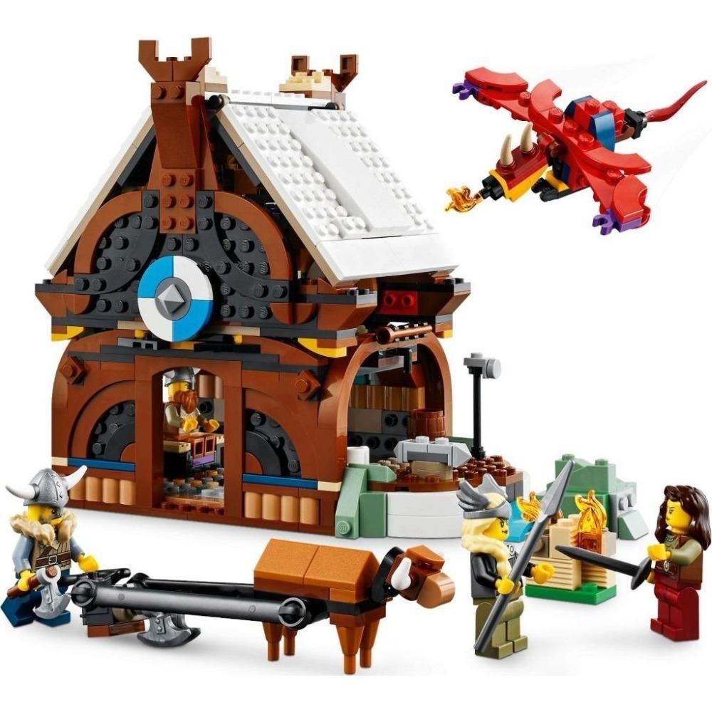 [木木磚家] LEGO 31132 維京海盜船和塵世巨蟒-細節圖6