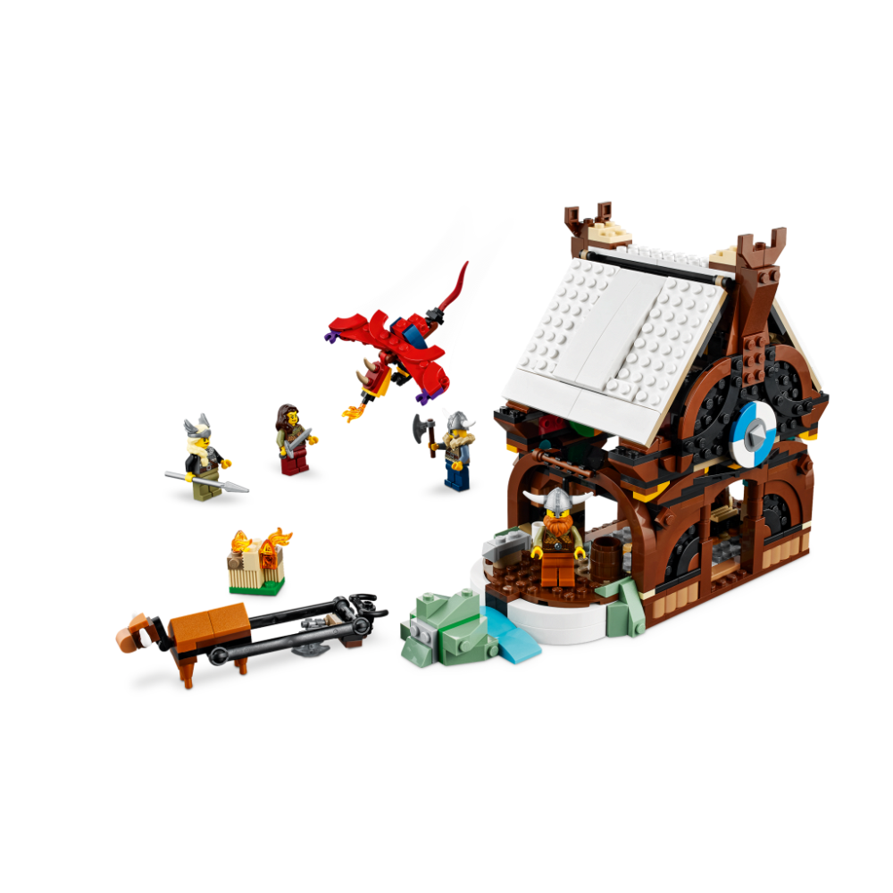[木木磚家] LEGO 31132 維京海盜船和塵世巨蟒-細節圖7