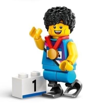 [木木磚家] LEGO® Minifigures 第 25 代 71045 4號 短跑運動員