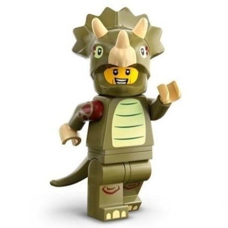 [木木磚家] LEGO® Minifigures 第 25 代 71045 8號 三角龍粉絲