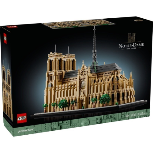[木木磚家] 現貨不用等 LEGO 21061 樂高 Architecture 建築系列 巴黎聖母院