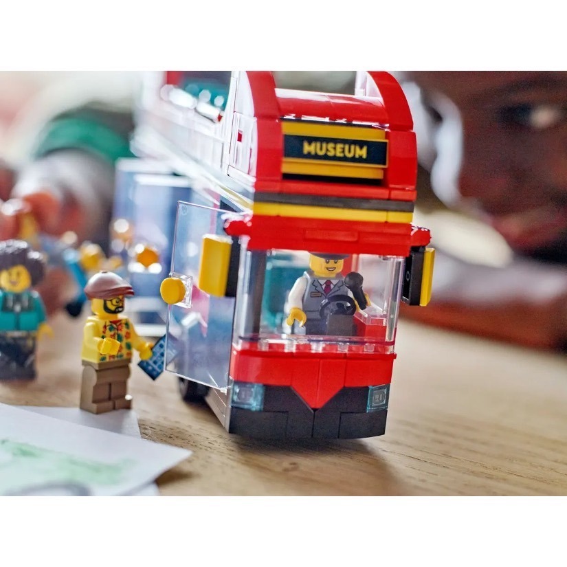 [木木磚家] 現貨不用等  LEGO 樂高 60407 City-紅色雙層觀光巴士-細節圖3