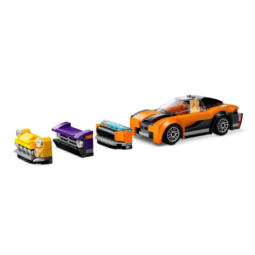 [木木磚家] LEGO 60408汽車運輸車和跑車-細節圖9