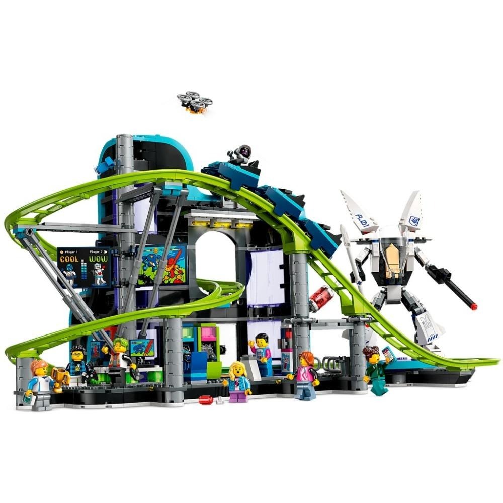 [木木磚家] LEGO 60421機器人世界雲霄飛車樂園-細節圖7