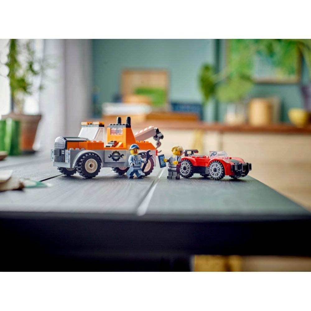 [木木磚家] LEGO 60435拖吊車和跑車維修-細節圖3