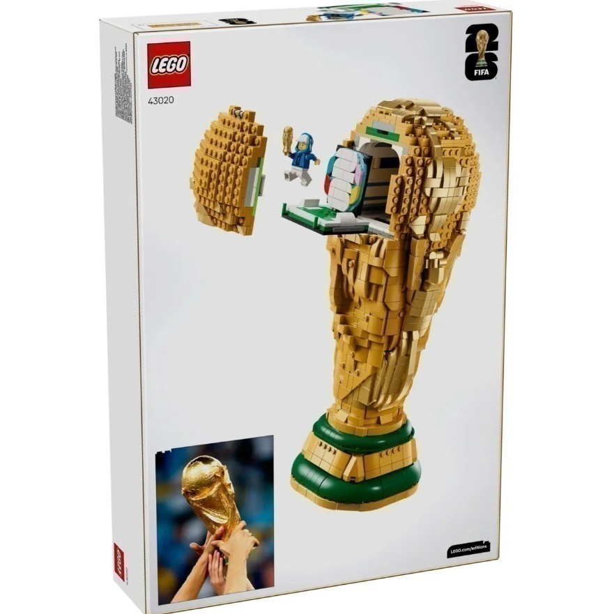 《木木磚家》新品現貨不用等★~LEGO 43020 FIFA 世界盃官方獎盃-細節圖4