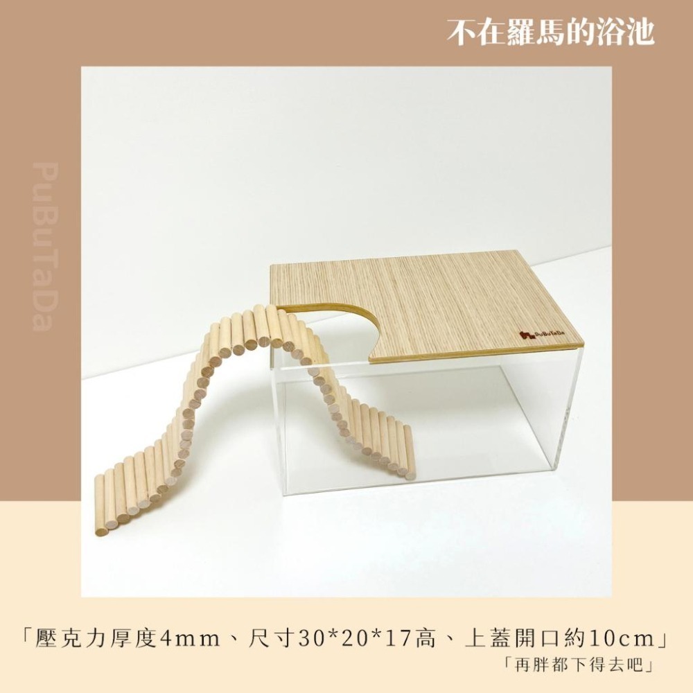 [噗噠家居]不在羅馬的浴池 ✨台灣製造（倉鼠 通心粉鼠 廁所、沙盆、挖掘盆）-細節圖4