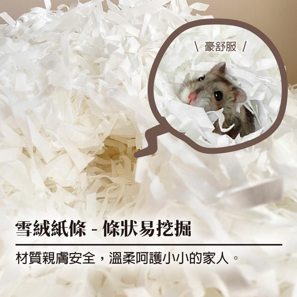 新品✨[噗噗噠噠] 雪絨紙條 5L (倉鼠紙棉 墊料 吸水 護理  黃金鼠 三線鼠 沙鼠 科養）-細節圖5