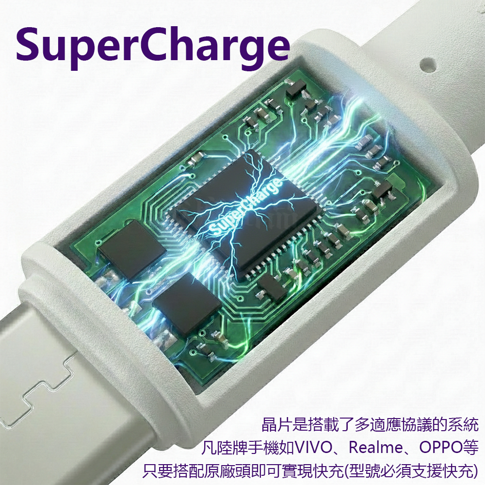 [現貨][台灣出貨]充電線 5A 快充線 傳輸線 TypeC 快充 舊安卓 手機充電線 閃充線 三星 小米 VIVO-細節圖6