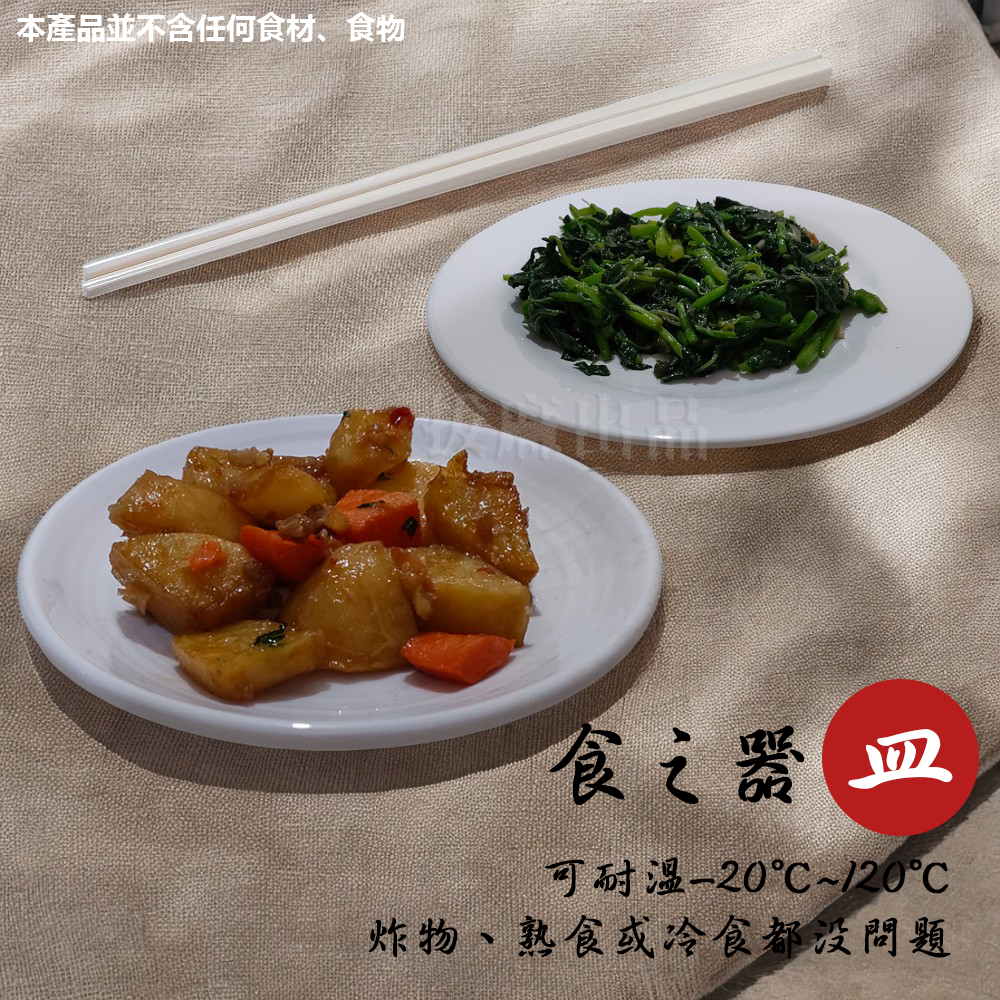 [現貨][台灣出貨]美耐皿 盤子 白色盤子 餐盤 中式 西式 圓盤 點心盤 甜點盤 水果盤 漢堡盤 開店 家用 餐具-細節圖4