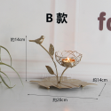 燭台 鐵製燭台 鐵製工藝 裝飾品 浪漫燭台 創意 造型 擺飾 裝飾 禮品 禮物 生日禮物 交換禮物-規格圖6