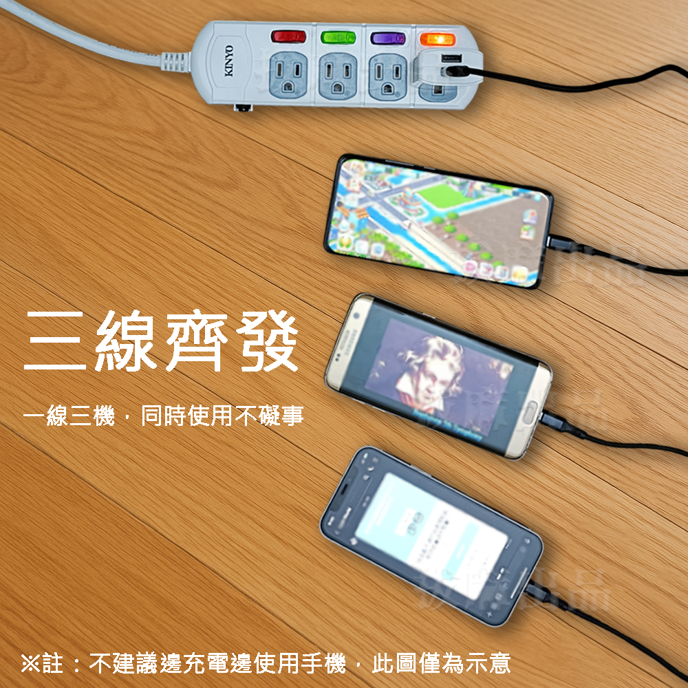 [現貨][台灣出貨]充電線 編織線 充電 一拖三 TypeC 安卓 microUSB Lightning 蘋果 3A-細節圖7