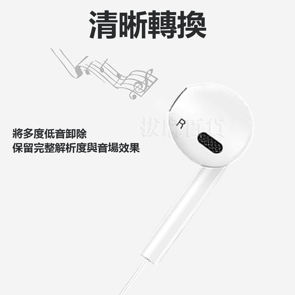[現貨][台灣出貨]3.5mm 有線耳機 線控 語音通話 接聽 音量調整 入耳式 降噪 還原音質 HiFi-細節圖2