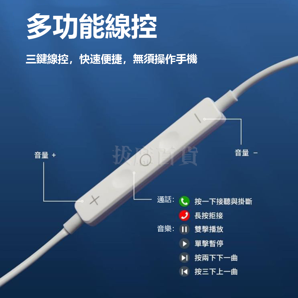 耳機 HiFi DAC 不挑機 解碼晶片 數字晶片 高清 線控 音量 接聽通話 TypeC耳機-細節圖5