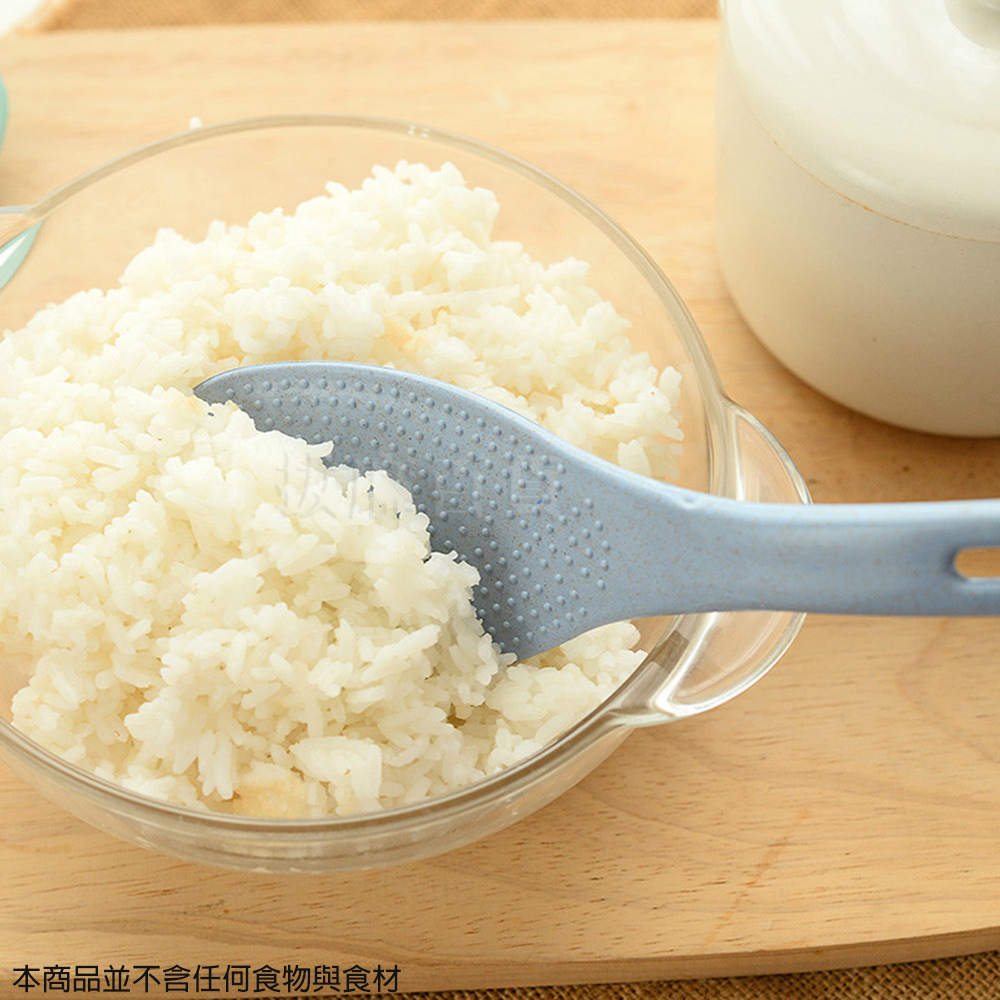 [現貨][台灣出貨]飯匙 飯勺 小麥秸稈 餐具 不粘米 不沾 有機 耐高溫 天然 降解 環保材質-細節圖4