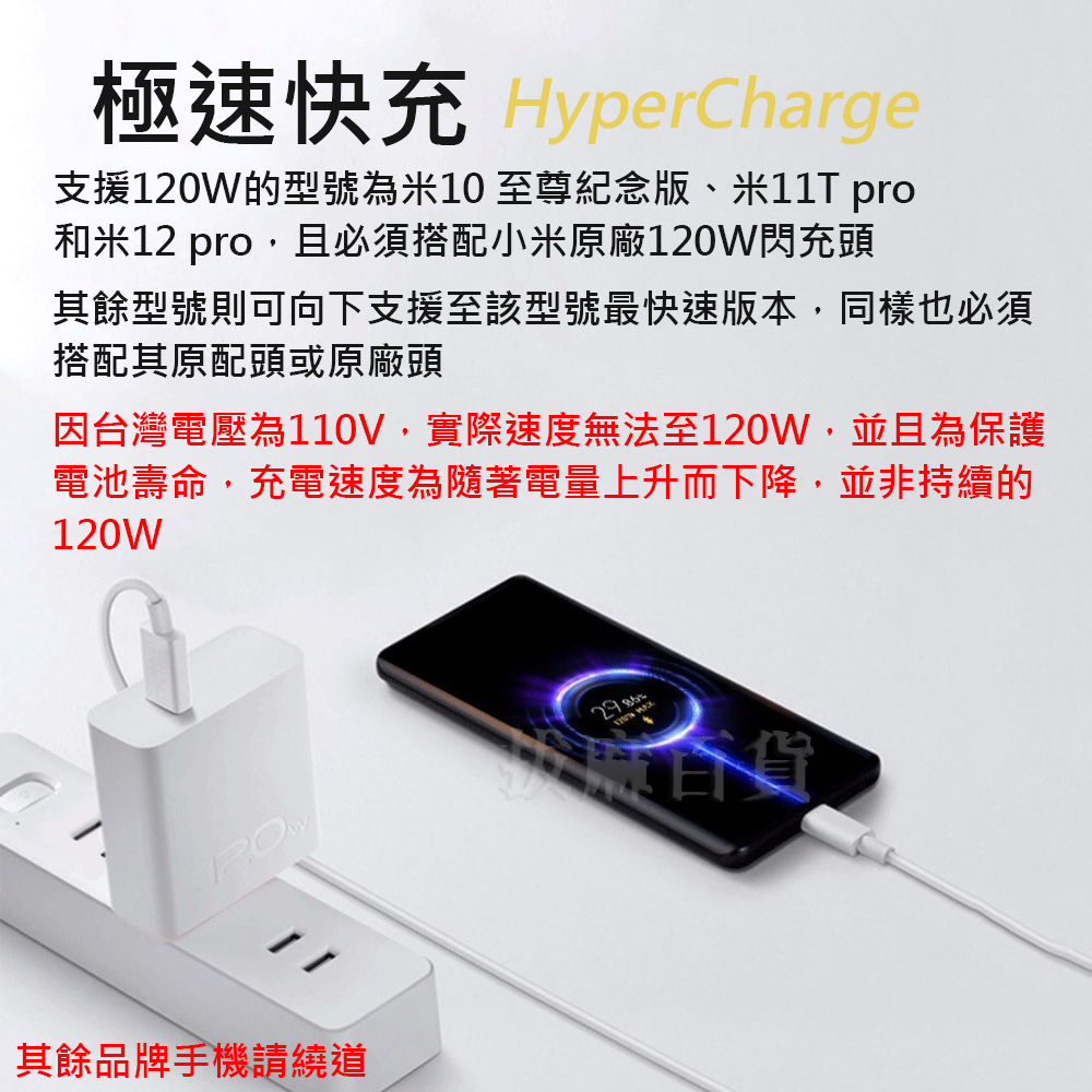 6A 120W TypeC 適用小米 閃充線 快充線 小數點 充電線 傳輸線 極速快充 快速充電-細節圖3