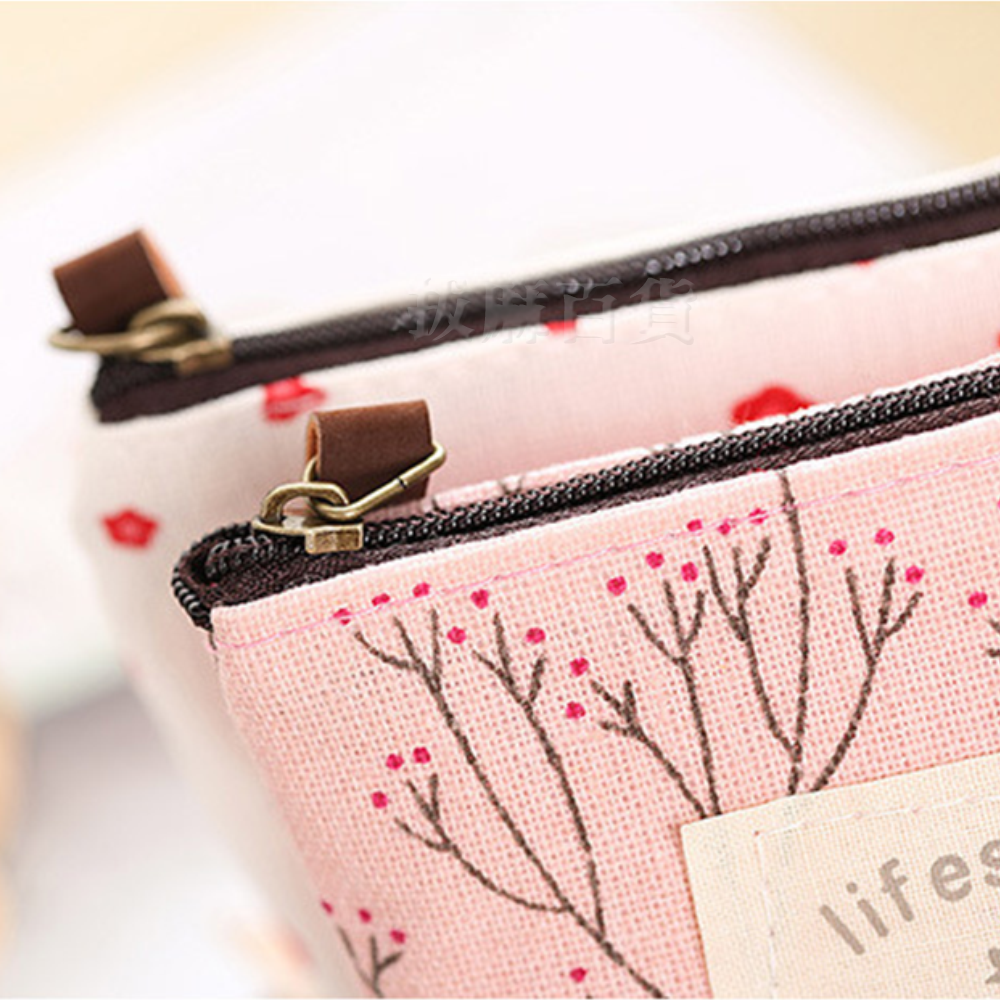 [現貨][台灣出貨]零錢包 鑰匙包 硬幣包 收納包 錢包 女生 女士 韓式 布藝 花樣年華 帆布包 可愛 氣質 創意-細節圖5