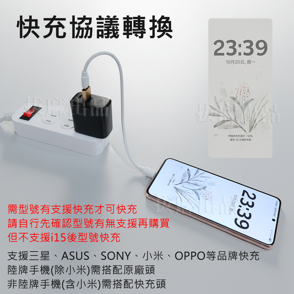 [現貨][台灣出貨]轉接頭 快充 TypeC USB 傳輸 充電 PD 轉換頭 Type-C 閃充 CtoC 轉接-細節圖2