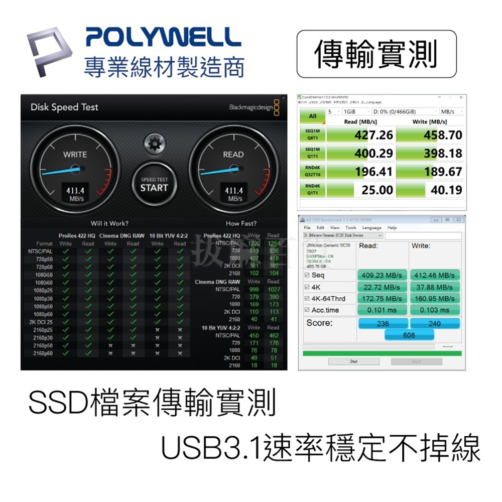 PD 充電線 傳輸線 閃充線 快充線 USB3.0 CtoC 60W TypeC 閃充 快充 多兼容 寶利威爾-細節圖8