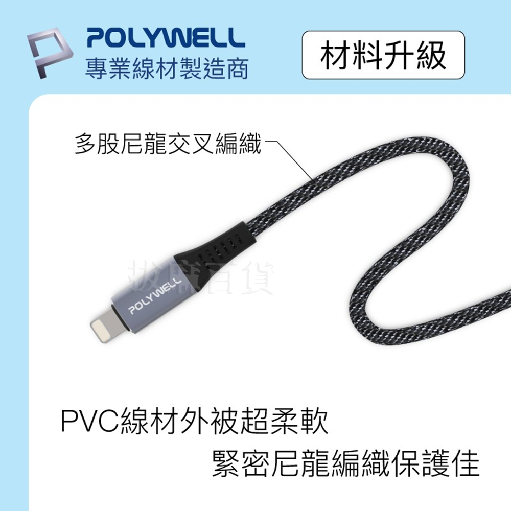 [現貨][台灣出貨]MFi 認證線 寶利威爾 PD 20W 充電線 閃充線 快充線 數據線 快充 閃充 支援i8以後型號-細節圖6