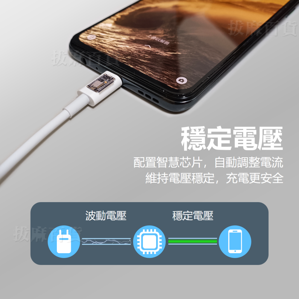 [現貨][台灣出貨]充電線 傳輸線 快充線 快充 3A 安卓 舊安卓 TypeC microUSB Lightning-細節圖6