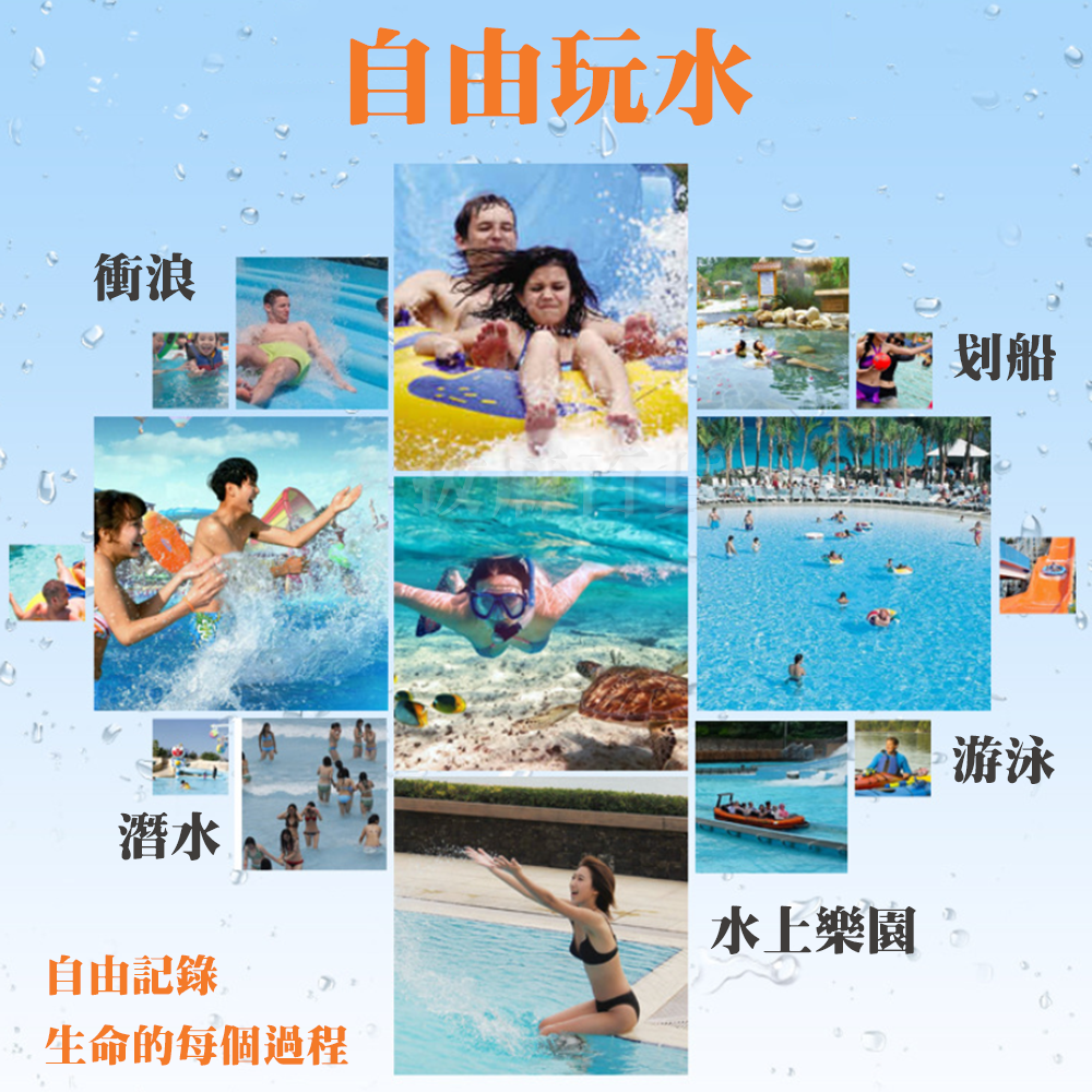 [現貨][台灣出貨]防水袋 手機套 手機袋 高品質 大尺寸 三折 氣囊 夾鏈 充氣 漂浮 手機 雙重防護 浮潛-細節圖3