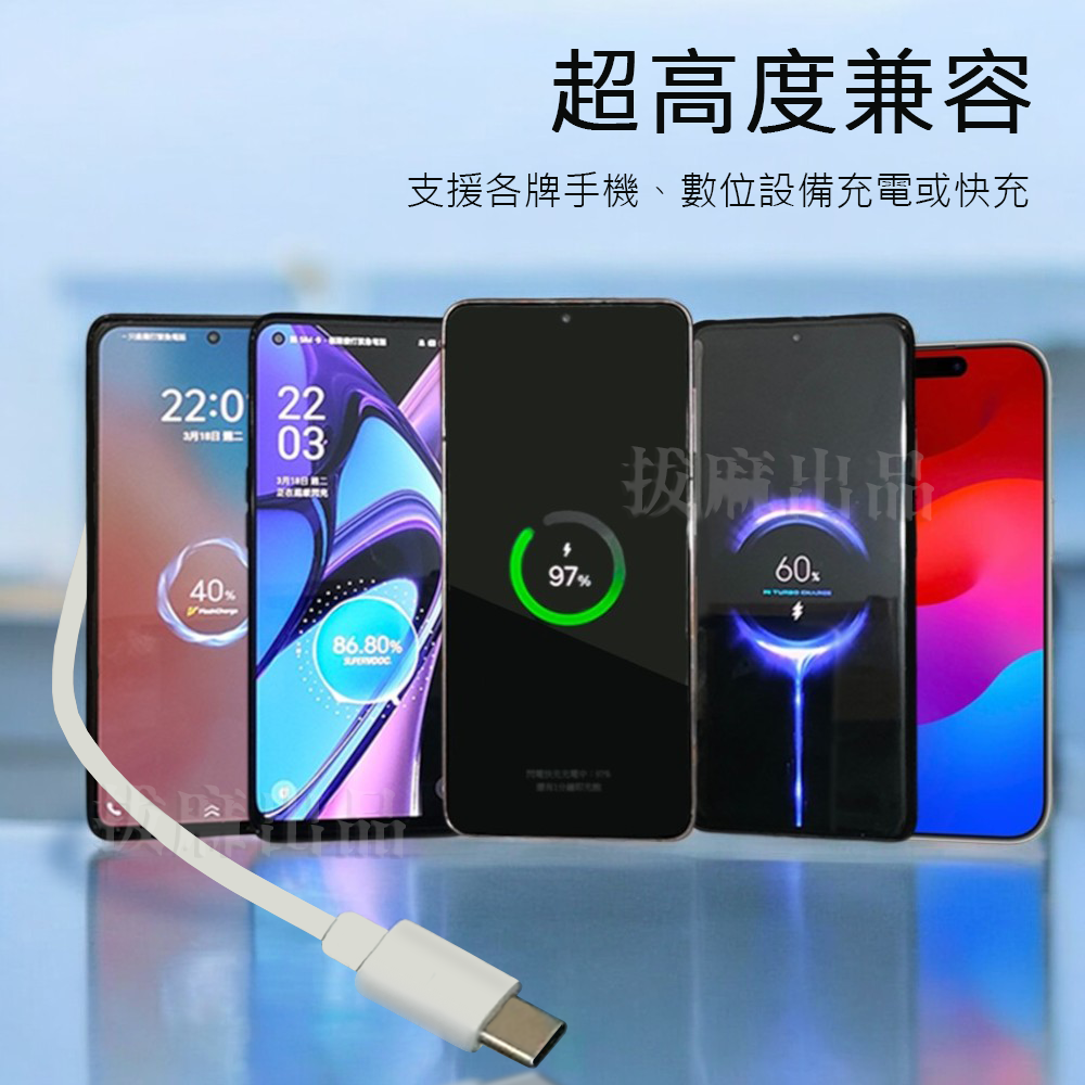 [現貨][台灣出貨]快充線 TypeC 三星快充線 充電線 快充 充電 快充短線 USB快充線 QC3 i15 小米-細節圖3