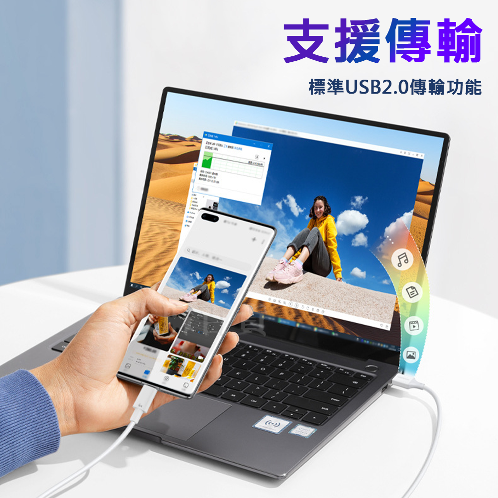 [現貨][台灣出貨]6A 充電線 快充線 傳輸線 閃充線 快充 閃充 小數點 適用小米 極速充電 低壓快充 TypeC-細節圖6