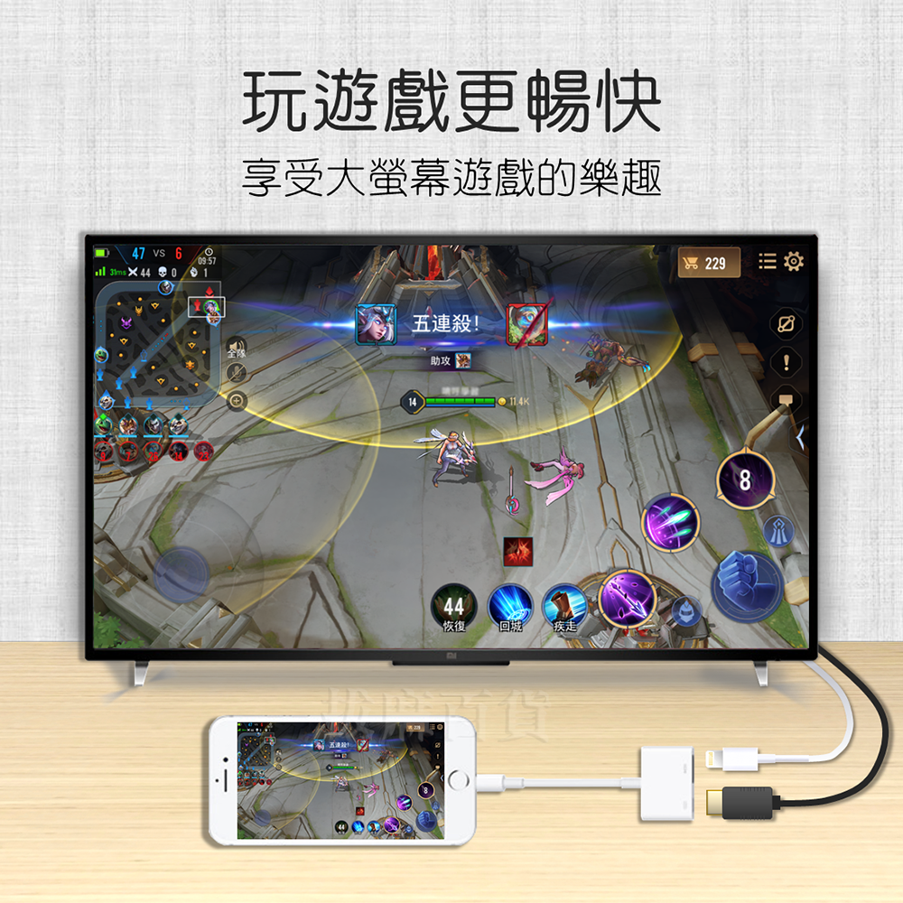 [現貨][台灣出貨]轉接頭 HDMI 手機轉電視 HDMI轉接 轉換 轉螢幕 影像轉接 轉換器 轉接線 同步投影-細節圖4