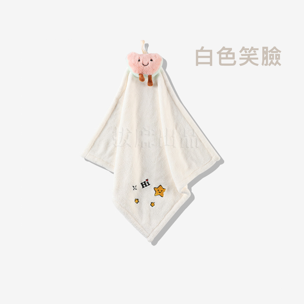 [現貨][台灣出貨]擦手巾 玩偶頭 可愛 珊瑚絨 柔軟細膩 親膚 手感舒適 快速吸水 透氣 快乾 可懸掛 易洗 不掉毛-規格圖9