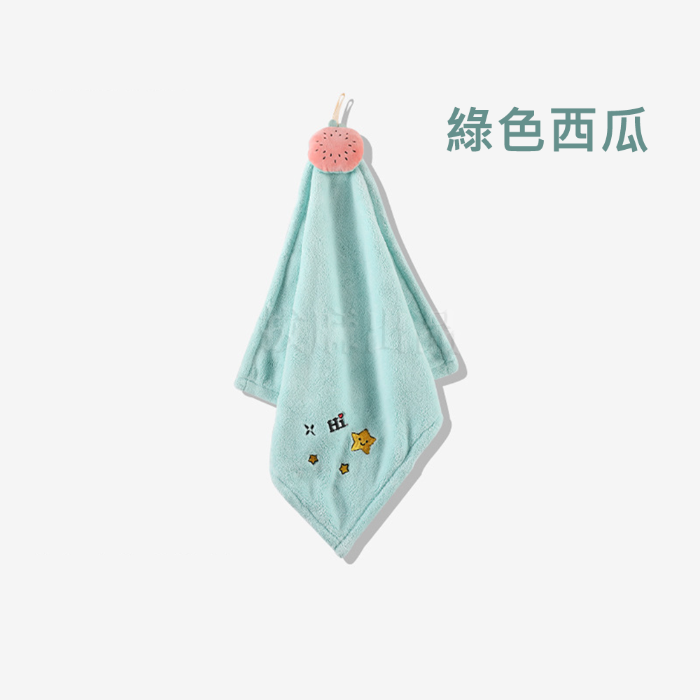 [現貨][台灣出貨]擦手巾 玩偶頭 可愛 珊瑚絨 柔軟細膩 親膚 手感舒適 快速吸水 透氣 快乾 可懸掛 易洗 不掉毛-規格圖9