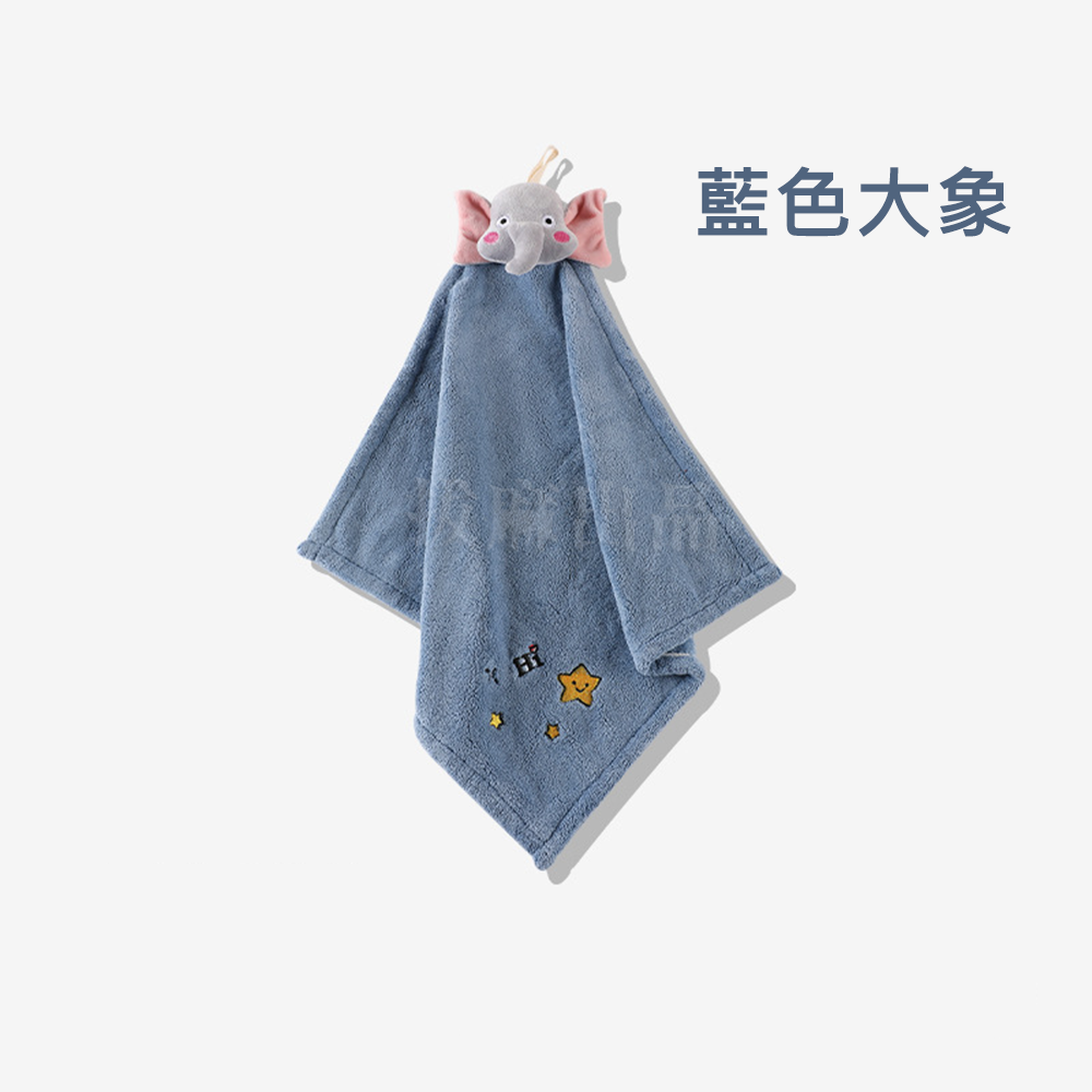 [現貨][台灣出貨]擦手巾 玩偶頭 可愛 珊瑚絨 柔軟細膩 親膚 手感舒適 快速吸水 透氣 快乾 可懸掛 易洗 不掉毛-規格圖9