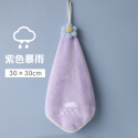 [現貨][台灣出貨]擦手巾 造型 小花 可吊掛 擦手 乾手 吸水 透氣 快乾 柔軟親膚 棉柔舒適 可愛 刺繡圖案-規格圖6