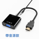 [現貨][台灣出貨]VGA HDMI 轉接頭 螢幕轉接 視訊轉接 轉換器 投影機 遊戲機 電腦轉接頭 1080p 高清-規格圖9
