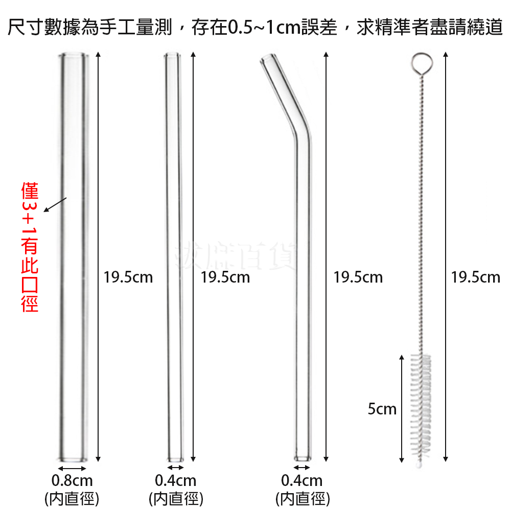 [現貨][台灣出貨]吸管 玻璃吸管 環保吸管 飲料吸管 水杯吸管 高硼矽 吸管套裝 附吸管刷 重複使用 透明 乾淨衛生-細節圖9
