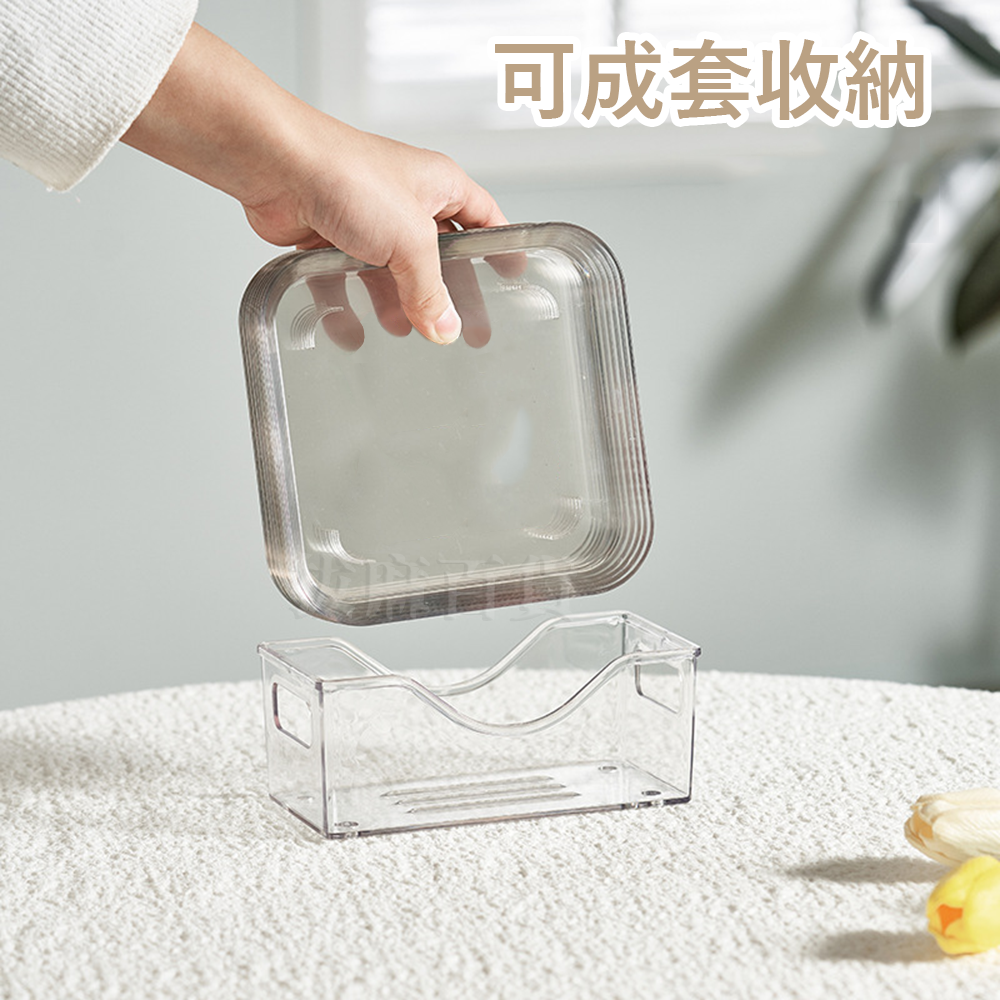 [現貨][台灣出貨]吐骨碟 塑膠碟子 小碟子 小盤子 碟子 盤子 分裝盤 寵物點心盤子 殘渣碟 透明托盤 點心盤 剝殼-細節圖4