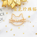 [現貨][台灣出貨]髮夾 髮飾 造型髮夾 造型髮飾 瀏海夾 頭髮裝飾 日系 韓系 少女心 小貓 造型 邊夾-規格圖7