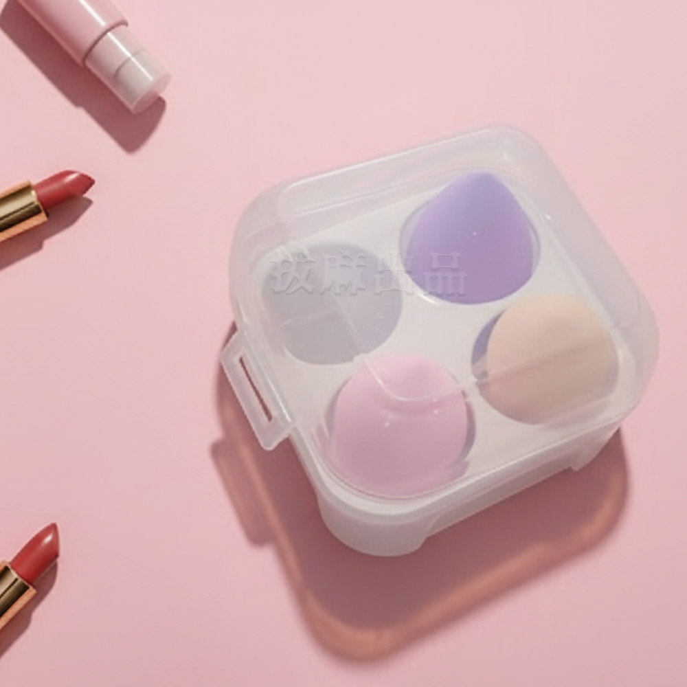 [現貨][台灣出貨]美妝蛋 收納盒 粉撲收納 彩妝蛋 整理盒 化妝 上妝 化妝品 化妝蛋 收納 化妝用品-細節圖2