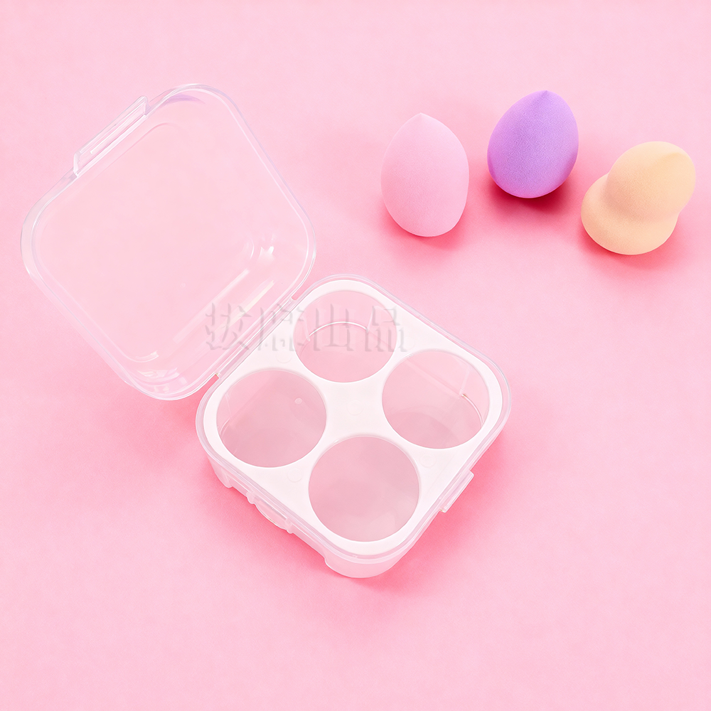 [現貨][台灣出貨]美妝蛋 收納盒 粉撲收納 彩妝蛋 整理盒 化妝 上妝 化妝品 化妝蛋 收納 化妝用品-細節圖8