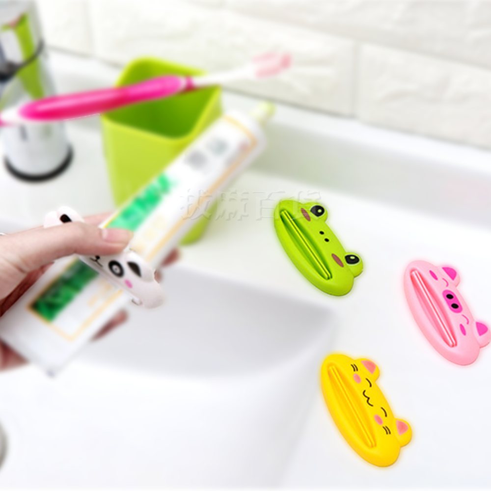 [現貨][台灣出貨]擠壓器 擠牙膏器 擠牙膏 洗面乳擠壓 牙膏擠壓 可愛動物造型 多用途-細節圖4