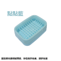 [現貨][台灣出貨]雙層肥皂盒 肥皂盒 香皂盒 瀝水盒 雙層 皂盒 皂架 肥皂架 瀝水 瀝乾 側孔 廚衛可用 清新素色-規格圖8